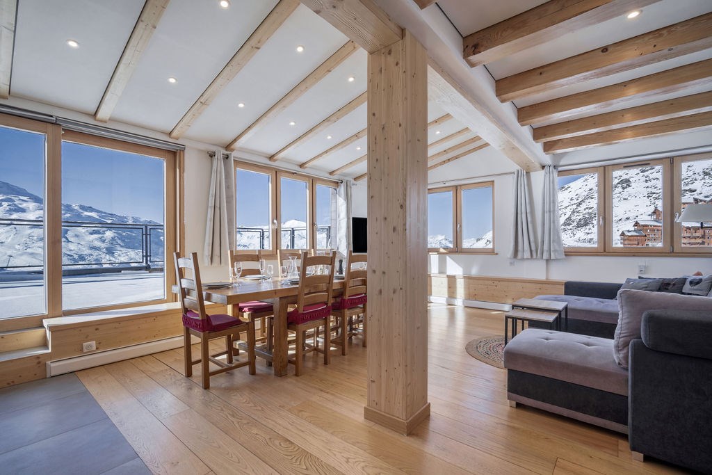 UNIQUE A VAL THORENS - DUPLEX DE 8 CHAMBRES ET 70 M² DE TERRASSE